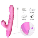 Vibrador Vai e Vem com Sucção
