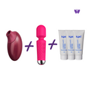 combo vibrador sugador de clitoris
