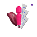 COMBO Sugador + Vibrador + 3 Géis lubrificantes