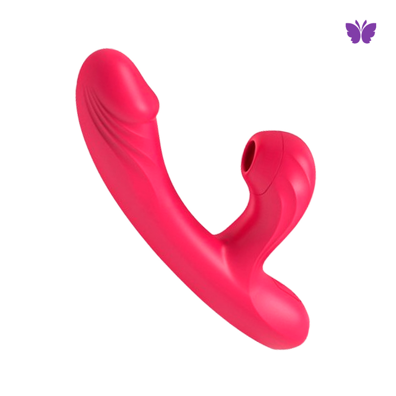 Vibrador com Estimulador de Clitóris Vem Cá + GANHE UMA NECESSAIRE