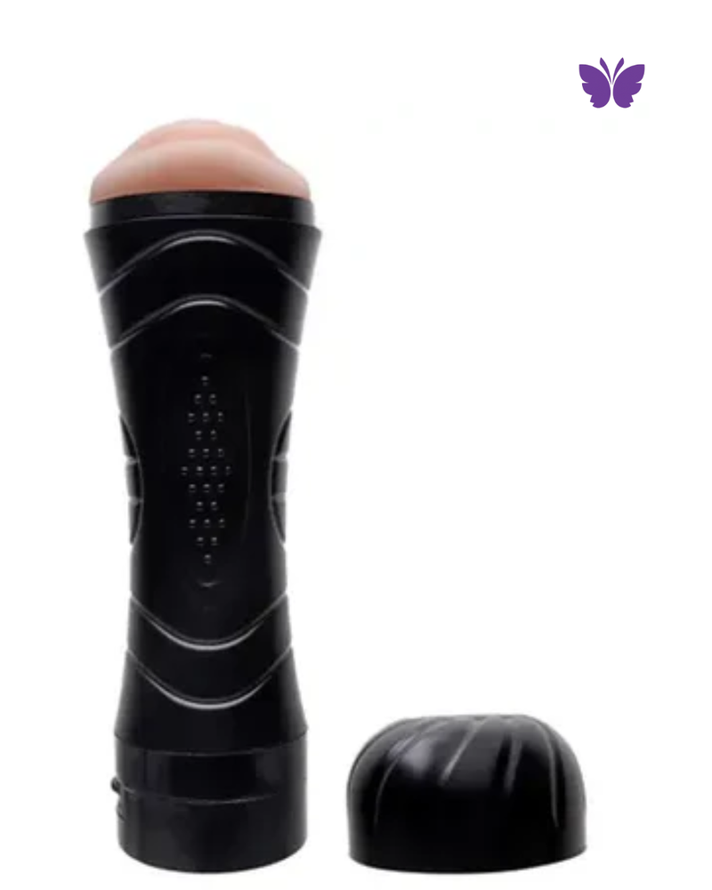 Masturbador em Formato de Boca com Multivelocidade Recarregável