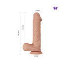 Penis Realístico Grande 26cm Com Ventosa