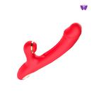 Vibrador Ponto G com Sugador de Clitóris 3 em 1 - Delírio