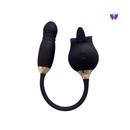 Vibrador de língua para ponto G e clitóris Toque Duplo