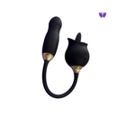 Vibrador de língua para ponto G e clitóris Toque Duplo