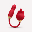 Vibrador de língua para ponto G e clitóris Toque Duplo