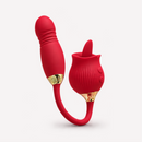 Vibrador de língua para ponto G e clitóris Toque Duplo