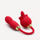 Vibrador de língua para ponto G e clitóris Toque Duplo