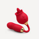 Vibrador de língua para ponto G e clitóris Toque Duplo