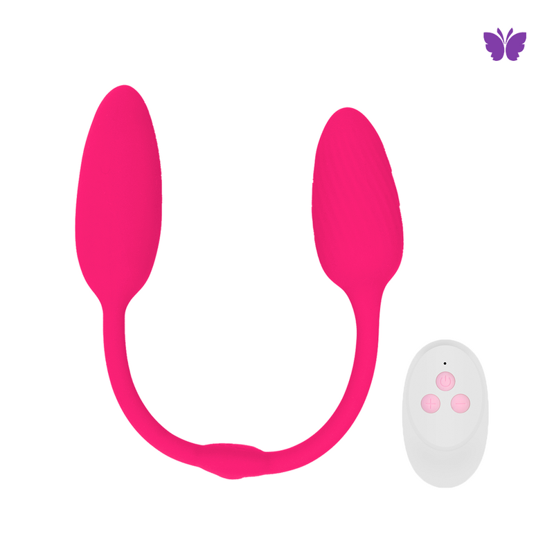 Vibrador Duplo Casal com Controle Remoto