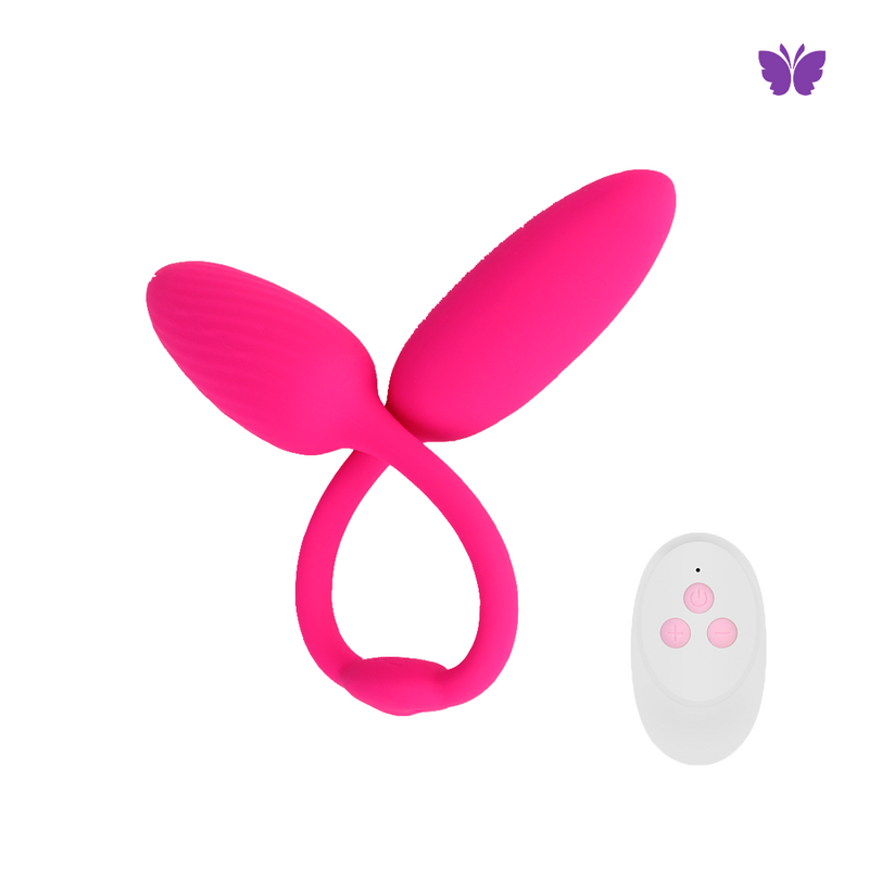 Vibrador Duplo Casal com Controle Remoto