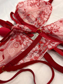 Conjunto Lingerie Perneira Floral