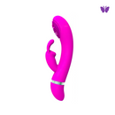 Vibrador com Estimulador Coelho