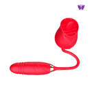 Vibrador de língua para ponto G e clitóris Dose Dupla