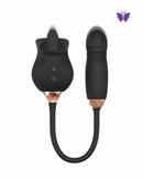 Vibrador de língua para ponto G e clitóris Toque Duplo