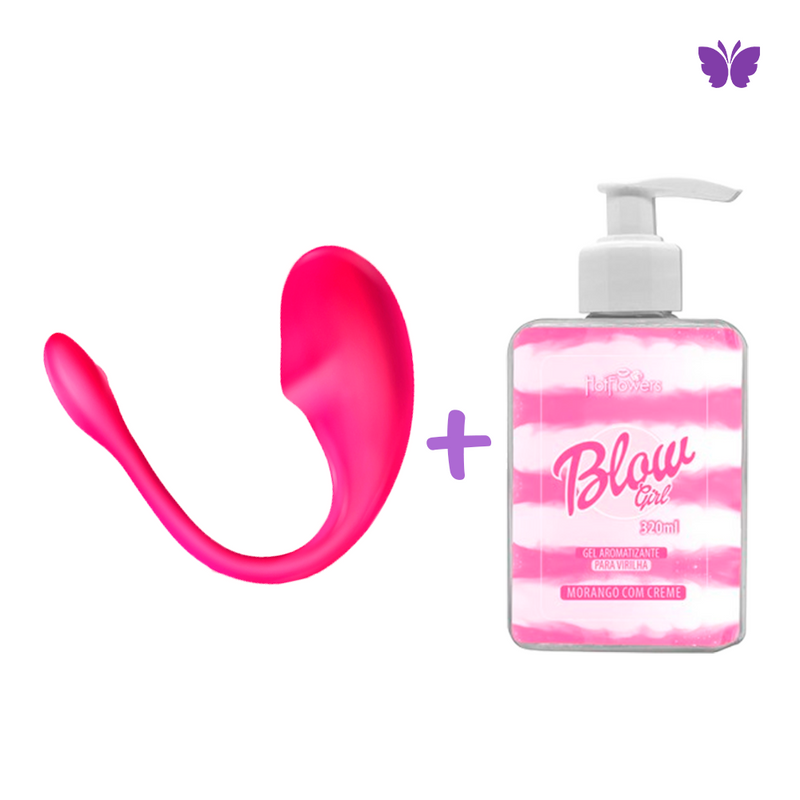 KIT Vibrador APP + BLOW BEIJÁVEL