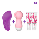 KIT Vibrador de APP + Sugador LILO + 2 Géis Lubrificantes