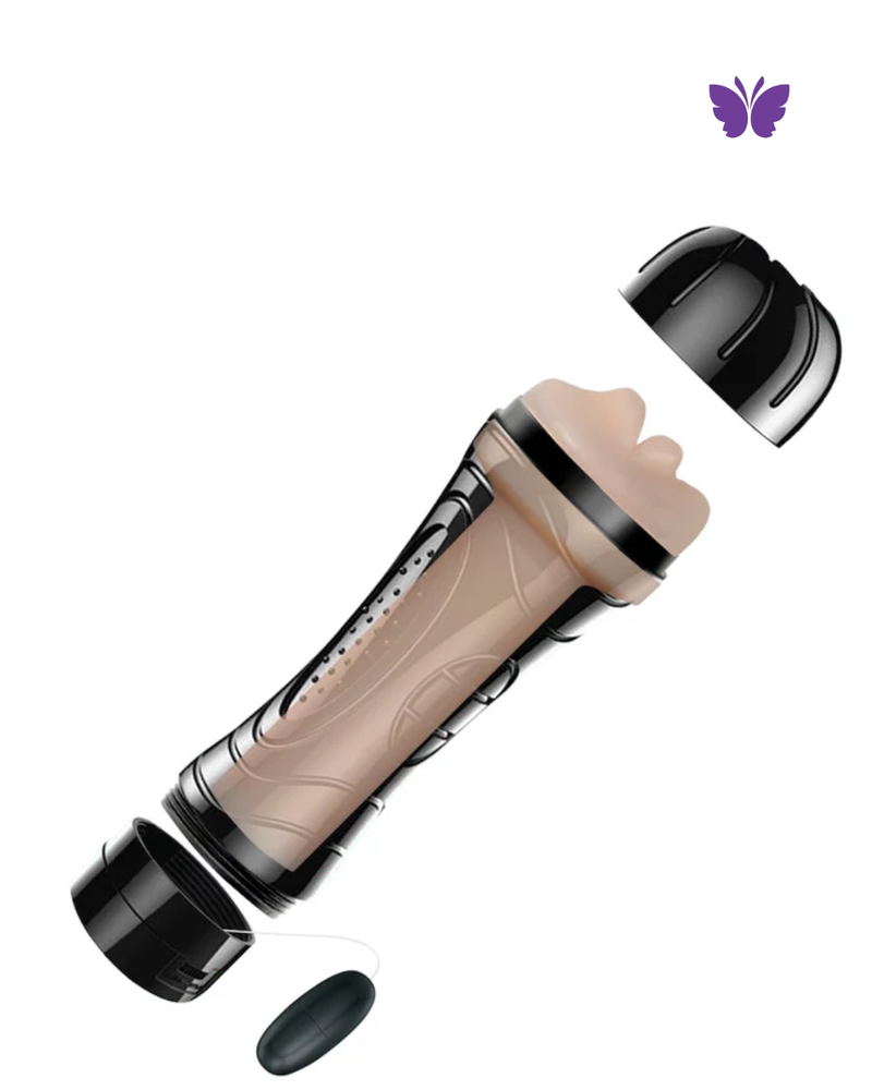 Masturbador em Formato de Boca com Multivelocidade Recarregável