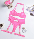 Conjunto Lingerie Sexy com Cintas - apredilleta