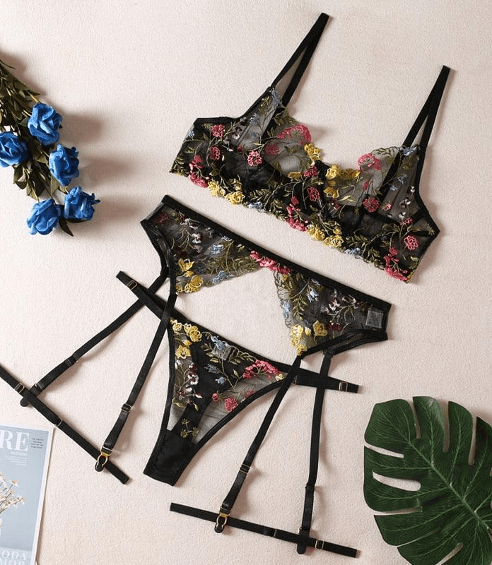 Conjunto Lingerie Sexy Estilo Florida - apredilleta