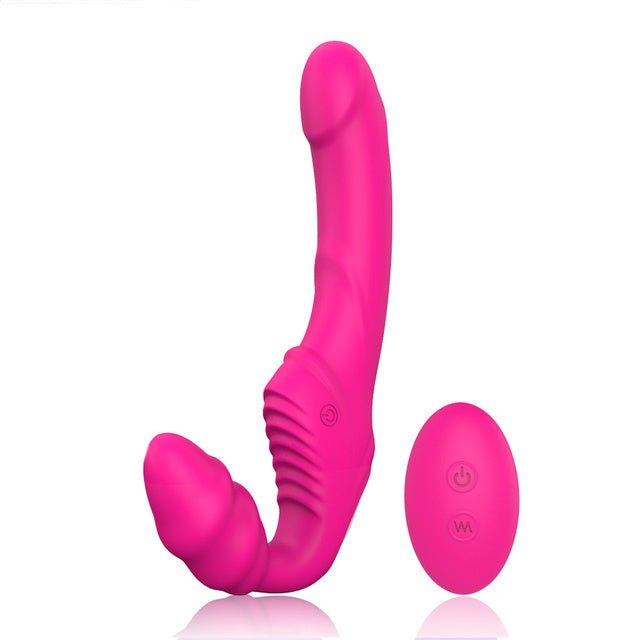 Dildo Strapless Inversão para Penetração Ativa e Passiva Simultânea - apredilleta