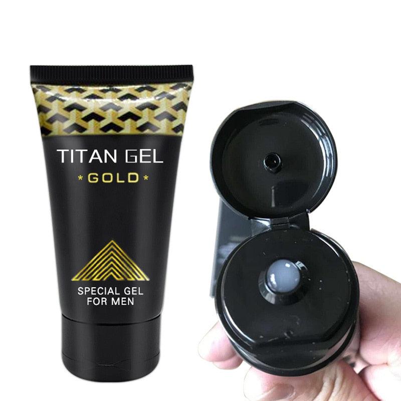 Gel Íntimo para Aumento e Vasodilatação do Pênis - Titan Gold - apredilleta