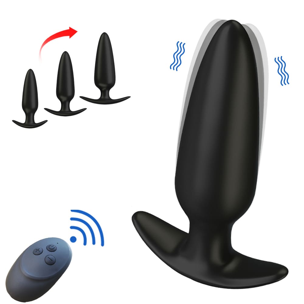 Plug Anal Vibratório com Controle Remoto sem Fio