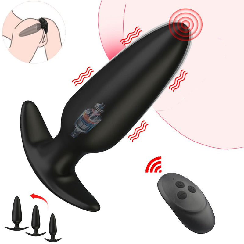 Plug Anal Vibratório com Controle Remoto sem Fio - apredilleta