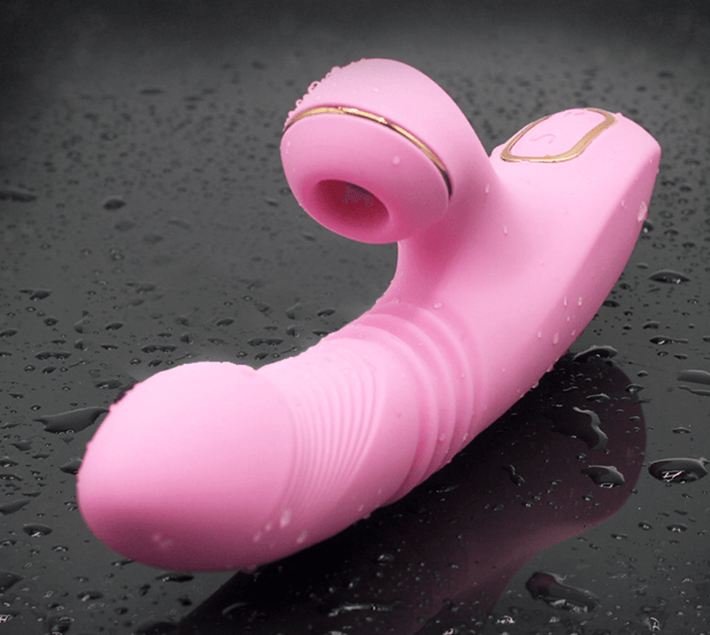 Vibrador Vai e Vem com Sucção - apredilleta